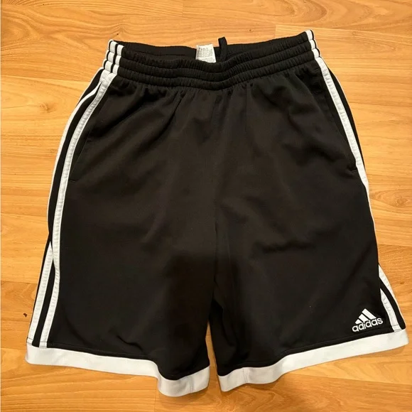 Adidas Kids Black Shorts set of 2 - Picture 4 of 5